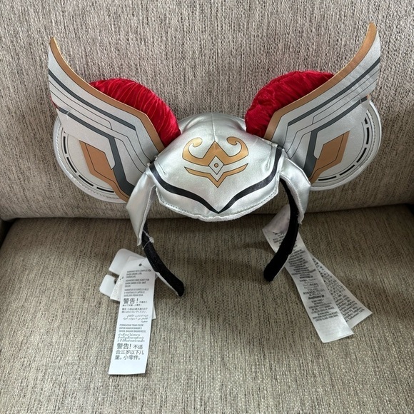 Disney Marvel Mighty Thor Minnie Mouse Ears NWT - Picture 1 of 5